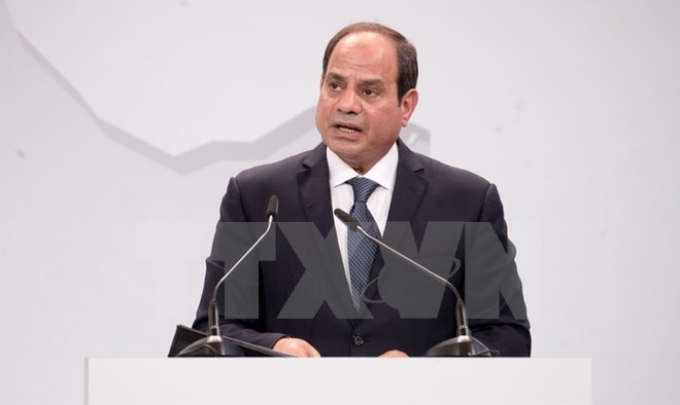 Tổng thống Ai Cập Abdel-Fattah al-Sisi. (Ảnh: AFP/TTXVN)