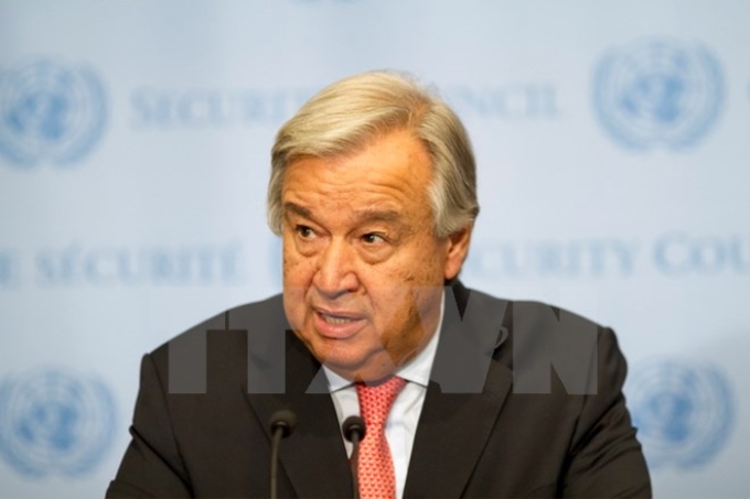 Tổng Thư ký Antonio Guterres. (Nguồn: THX/TTXVN)