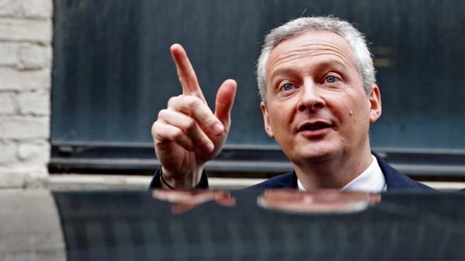 Bộ trưởng Kinh tế Pháp Bruno Le Maire. (Nguồn: Reuters)