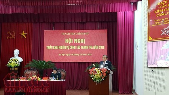 Phó Thủ tướng Thường trực Chính phủ Trương Hòa Bình phát biểu chỉ đạo tại hội nghị