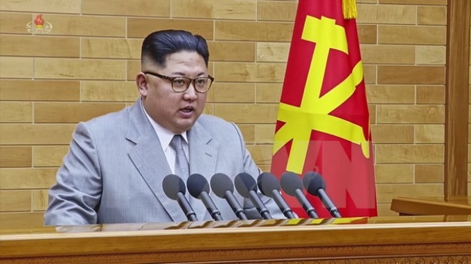 Nhà lãnh đạo Triều Tiên Kim Jong-un. (Nguồn: Yonhap/TTXVN)