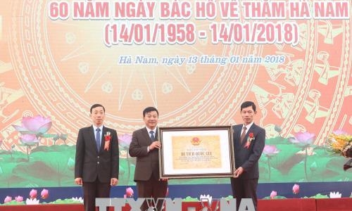 Kỷ niệm 60 năm Ngày Bác Hồ về thăm tỉnh Hà Nam