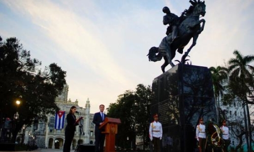 Khánh thành bức tượng anh hùng Jose Marti tại thủ đô Cuba