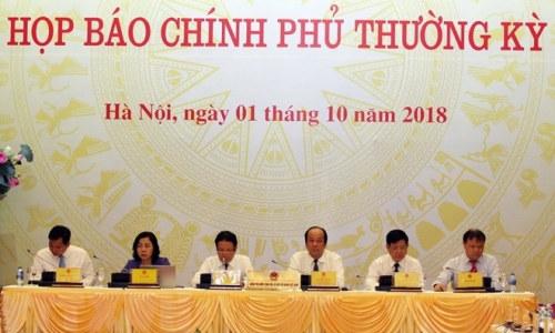 Những nội dung chính trong buổi họp báo Chính phủ tháng Chín