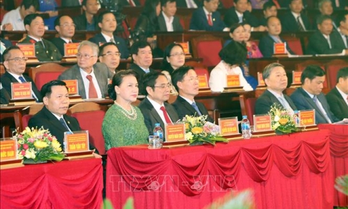 Chủ tịch Quốc hội Nguyễn Thị Kim Ngân dự Lễ kỷ niệm 60 năm Ngày Chủ tịch Hồ Chí Minh về thăm Bắc Ninh