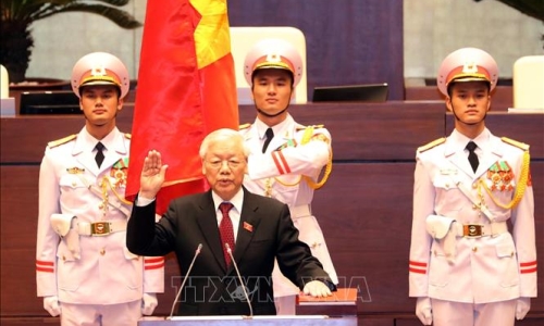 Đồng chí Nguyễn Phú Trọng tuyên thệ nhậm chức Chủ tịch nước nhiệm kỳ 2016-2021