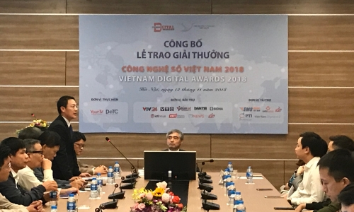 34 đơn vị, giải pháp đạt Giải thưởng Công nghệ số Việt Nam 2018