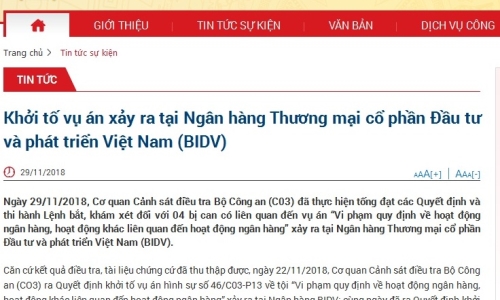 Bắt giam nguyên Chủ tịch Hội đồng Quản trị BIDV Trần Bắc Hà