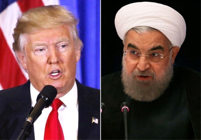 Tổng thống Mỹ Donald Trump và Tổng thống Iran Hassan Rouhani. (Ảnh: Reuters)