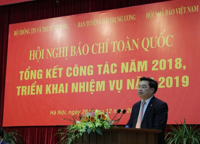 Đồng chí Lê Mạnh Hùng: năm 2018, các cơ quan báo chí thực sự là diễn đàn tin cậy của nhân dân