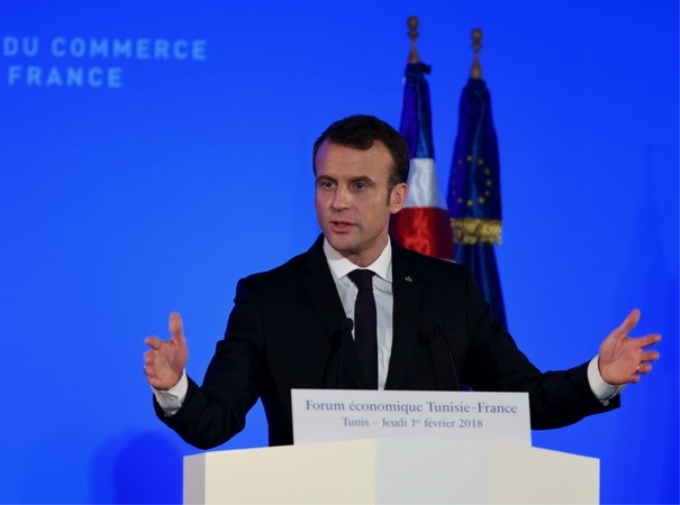 Tổng thống Pháp Emmanuel Macron. (Ảnh: THX/TTXVN)