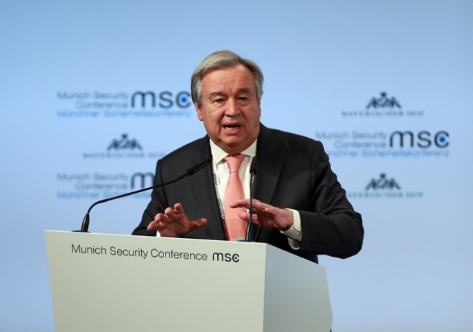 Tổng thư ký Antonio Guterres. (Nguồn: THX/TTXVN)