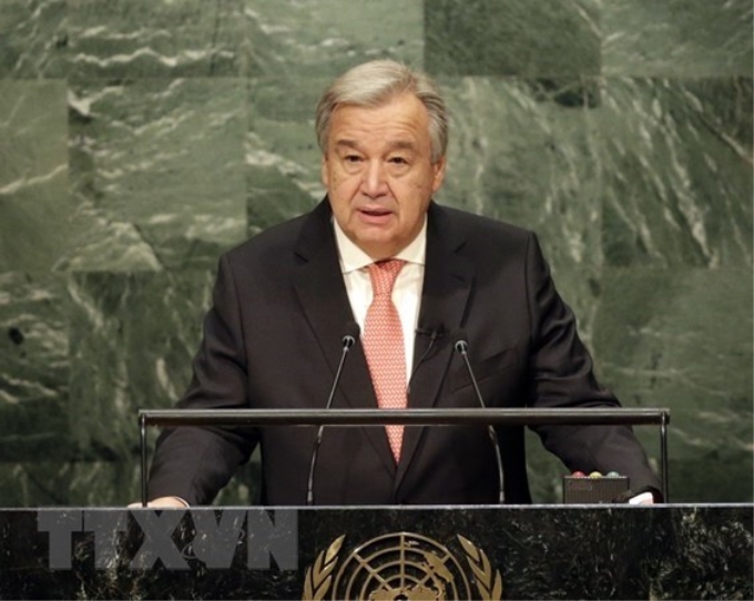 Tổng thư ký Liên hợp quốc Antonio Guterres. (Nguồn: AFP/TTXVN)