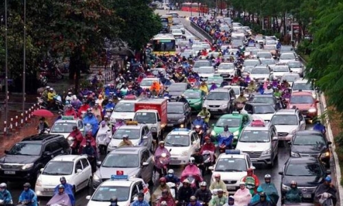 Hà Nội tăng cường các giải pháp chống ùn tắc giao thông