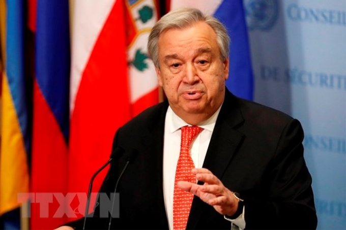 Tổng Thư ký LHQ Antonio Guterres. (Nguồn: THX/TTXVN)