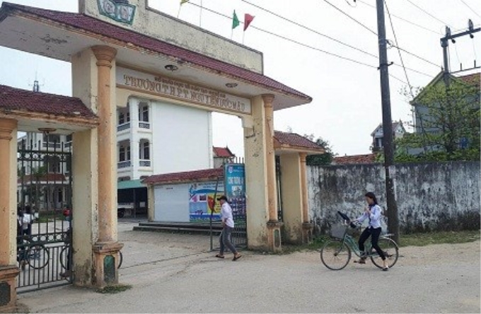 Trường THPT Nguyễn Đức Mậu. Ảnh: Vietnamnet