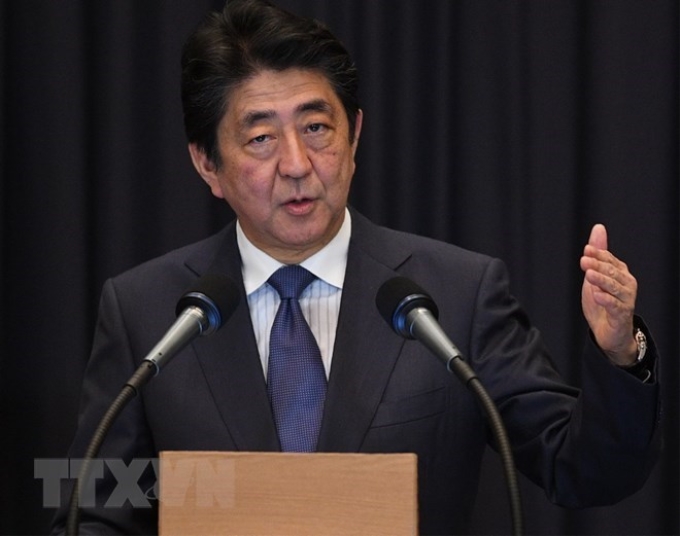 Thủ tướng Nhật Bản Shinzo Abe. (Nguồn: AFP/TTXVN)