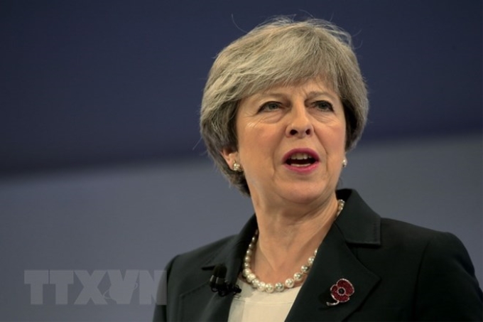 Thủ tướng Anh Theresa May. (Nguồn: AFP/TTXVN)