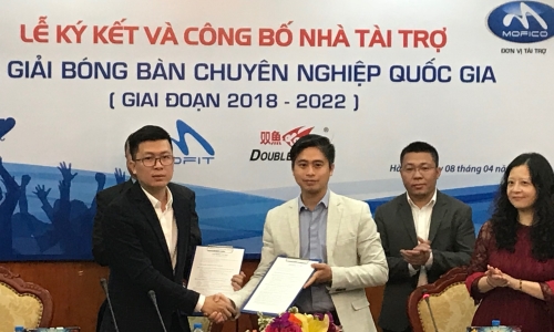 10 tỷ đồng tài trợ cho Liên đoàn Bóng bàn Việt Nam