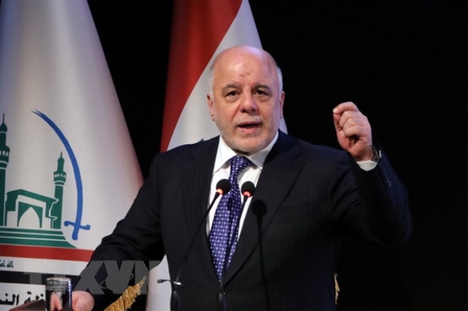 Thủ tướng Iraq Haider Abadi. (Nguồn: AFP/TTXVN)