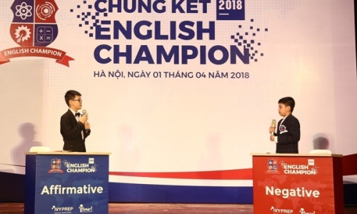 Chung kết English Champion 2018: Lần đầu tiên thi tranh biện