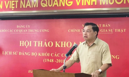 Góp ý nội dung dự thảo Lịch sử Đảng bộ Khối các cơ quan Trung ương (1948-2018)