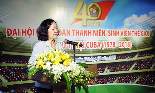 Kỷ niệm 40 năm Liên hoan thanh niên, sinh viên thế giới tại Cuba