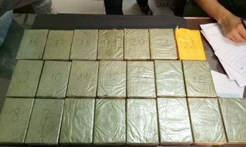Người phụ nữ giấu 22 bánh heroin trong hàng hóa từ Lào về Việt Nam