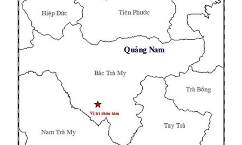 Liên tiếp xảy ra hai trận động đất nhỏ tại các tỉnh Quảng Nam và Sơn La