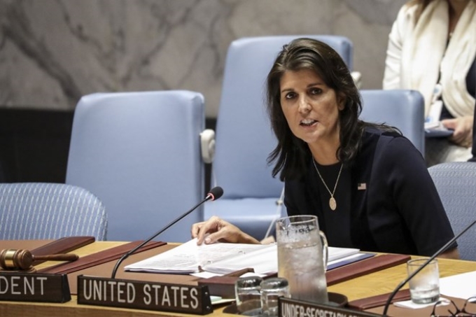 Đại sứ Mỹ tại Liên hợp quốc Nikki Haley. (Nguồn: Getty Images)