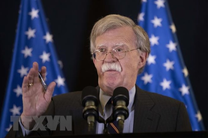 Cố vấn An ninh quốc gia Mỹ John Bolton. (Nguồn: AFP/TTXVN)