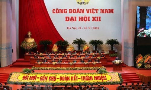 Đại hội Công đoàn Việt Nam lần thứ XII chính thức khai mạc