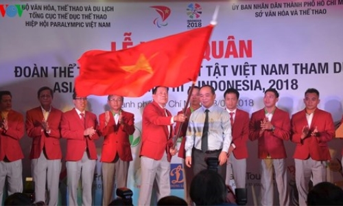 Đoàn thể thao người khuyết tật Việt Nam xuất quân dự ASIAN Para Games