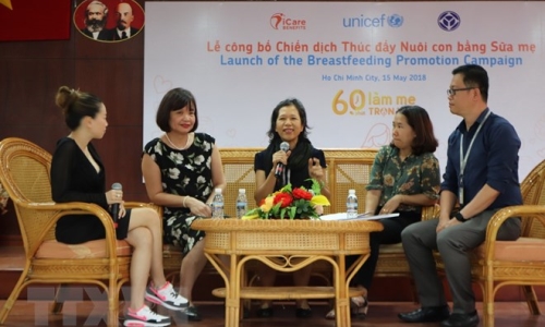 Chỉ có 22% trẻ em ở Việt Nam được bú sữa mẹ đến 2 tuổi