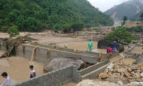 Thêm năm người mất tích do mưa lũ ở Lai Châu