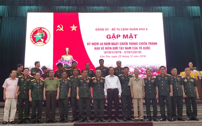 Bộ Tư lệnh Quân khu 9 tổ chức gặp mặt nhân dịp kỷ niệm 40 năm chiến thắng chiến tranh biên giới Tây Nam (7-1-1979/7-1-2019).