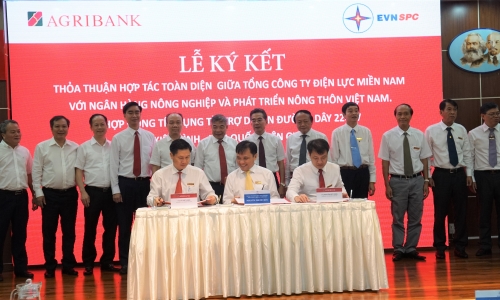 EVNSPC ký kết thỏa thuận hợp tác với Agribank
