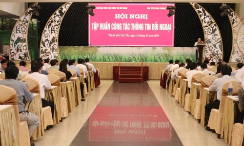 Tập huấn công tác thông tin đối ngoại năm 2019