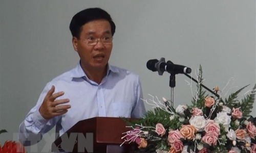 Trưởng Ban Tuyên giáo TW Võ Văn Thưởng tiếp xúc cử tri tại Đồng Nai