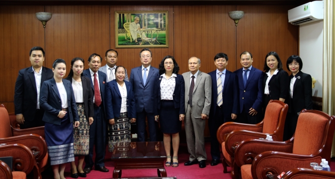 Đoàn đại biểu Ban Tuyên huấn Trung ương Đảng Nhân dân Cách mạng Lào sang thăm và làm việc với Ban Tuyên giáo Trung ương