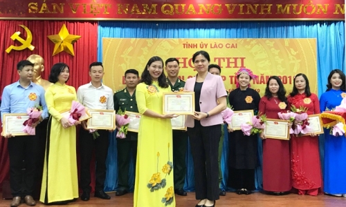 Lào Cai: tổ chức thành công Hội thi Báo cáo viên giỏi năm 2019