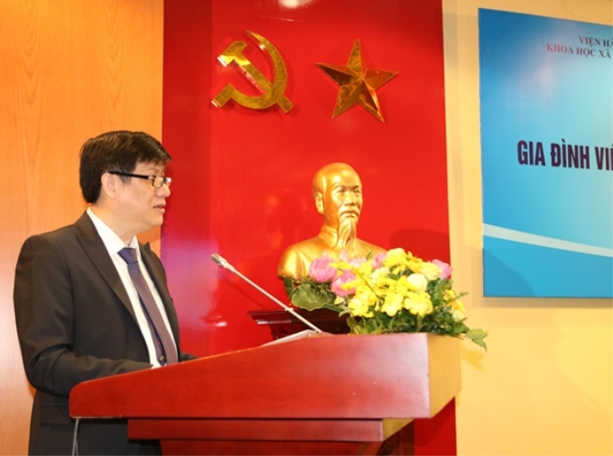 Đồng chí Nguyễn Thanh Long phát biểu tại hội thảo.