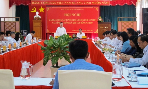 Hội nghị giao ban công tác tuyên giáo 6 tháng cuối năm 2019 cụm Đông Nam Bộ