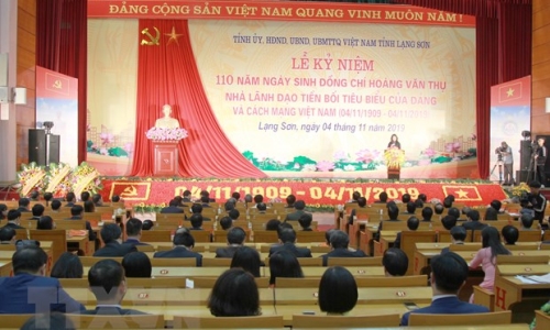 Kỷ niệm 110 năm ngày sinh nhà lãnh đạo tiền bối Hoàng Văn Thụ