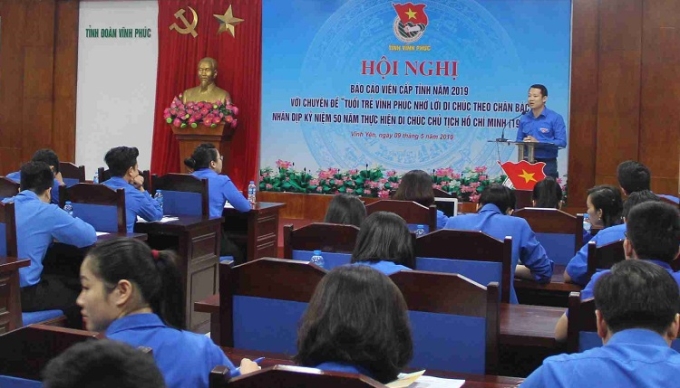 Hội nghị Báo cáo viên giỏi cấp tỉnh năm 2019 do Tỉnh đoàn Vĩnh phúc tổ chức. (Ảnh minh họa)