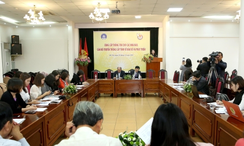 Cung cấp các thông tin cho các nhà báo, cán bộ truyền thông cấp tỉnh về dân số và phát triển nhân Ngày Dân số Việt Nam
