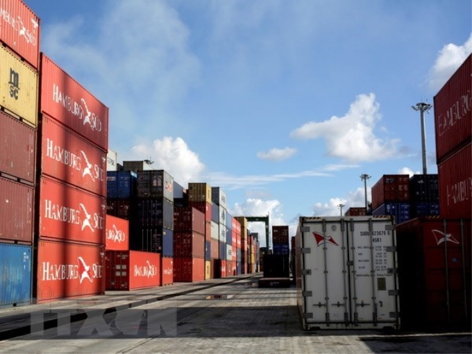 Các container hàng tại Đặc khu phát triển Mariel của Cuba. (Nguồn: AFP/TTXVN)