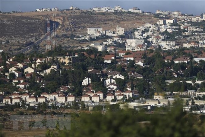 Khu định cư Do Thái Ofra, phía Bắc Ramallah ở Khu Bờ Tây ngày 27/6/2017. (Nguồn: AFP/TTXVN)