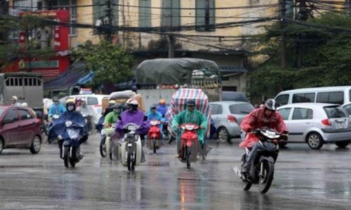 Bắc Bộ và Trung Bộ tiếp tục có mưa dông, Nam Bộ trời nắng