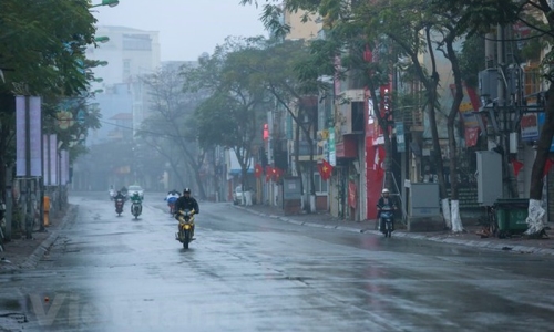 Bắc Bộ và Bắc Trung Bộ có mưa rét, Điện Biên và Lai Châu đề phòng lốc sét, gió giật mạnh